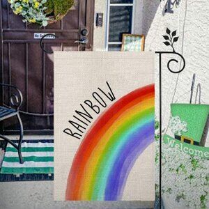 2 PCS RAINBOW FLAGS SET